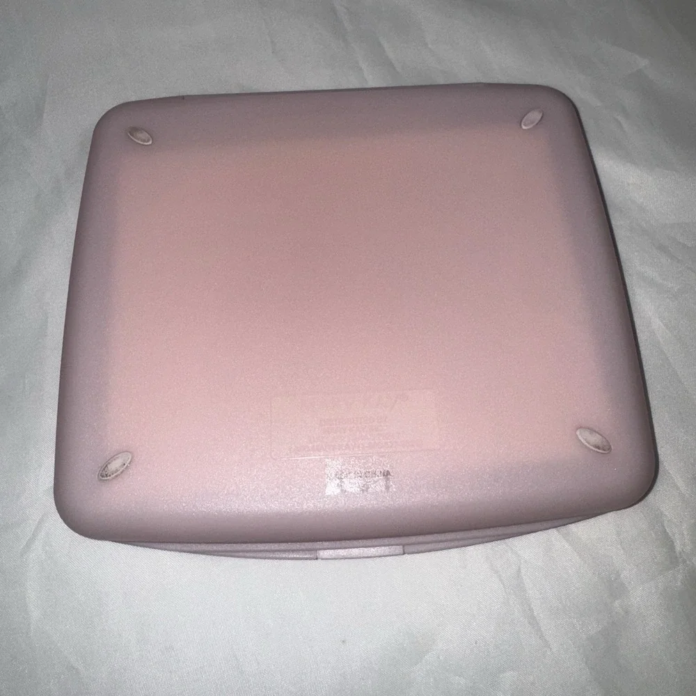 Vintage Mary Kay Stand‎ Up Travel Make-up Mirror in Pink Hard Plastic Case NOS